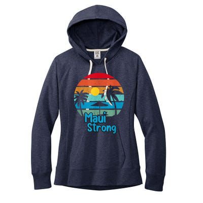 Pray for Maui Hawaii Strong Women's Fleece Hoodie