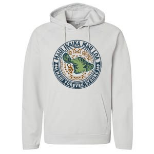 Pray For Maui Hawaii Strong Performance Fleece Hoodie