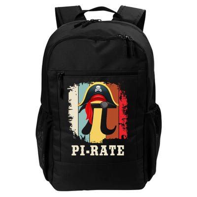 Pi-Rate - Funny Math Pirate Gift for Pi Day  STEM Fans Daily Commute Backpack