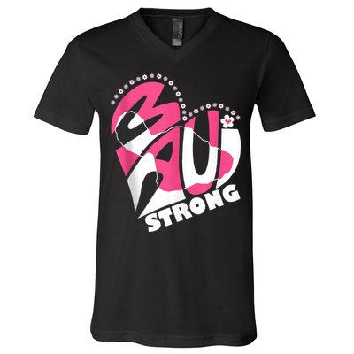 Pray For Maui Hawaii Strong V-Neck T-Shirt