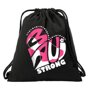 Pray For Maui Hawaii Strong Drawstring Bag