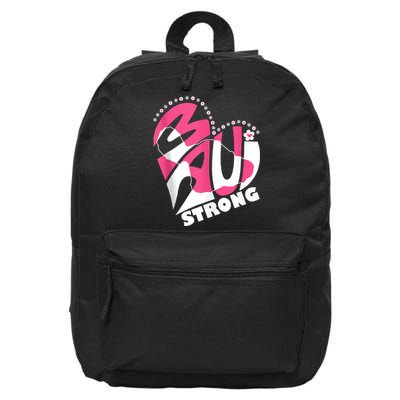 Pray For Maui Hawaii Strong 16 in Basic Backpack