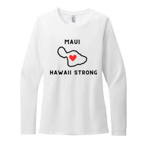 Pray For Maui Hawaii Strong Womens CVC Long Sleeve Shirt