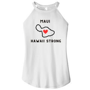 Pray For Maui Hawaii Strong Women's Perfect Tri Rocker Tank