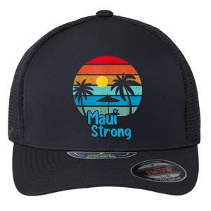 Pray For Maui Hawaii Strong Flexfit Unipanel Trucker Cap