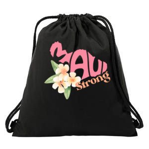 Pray For Maui Hawaii Strong Drawstring Bag