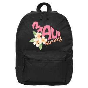 Pray For Maui Hawaii Strong 16 in Basic Backpack