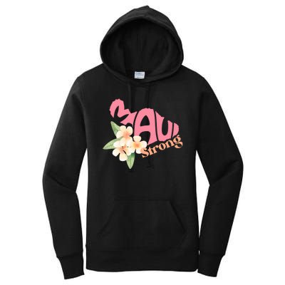 Pray For Maui Hawaii Strong Women's Pullover Hoodie