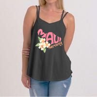 Pray For Maui Hawaii Strong Women's Strappy Tank