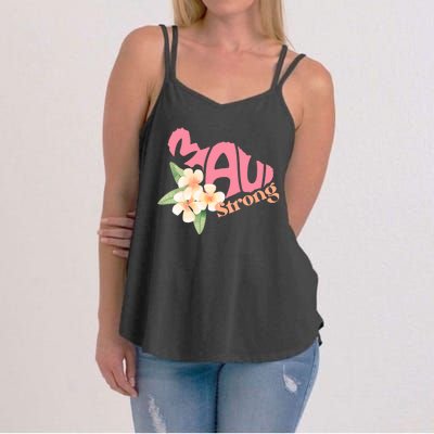 Pray For Maui Hawaii Strong Women's Strappy Tank