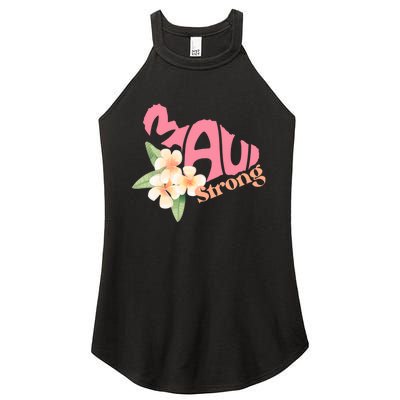 Pray For Maui Hawaii Strong Women's Perfect Tri Rocker Tank