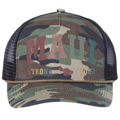 Pray for Maui Hawaii Strong Retro Rope Trucker Hat Cap