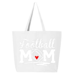 Proud Football Mom Supportive Mom Football Fun Mom 25L Jumbo Tote