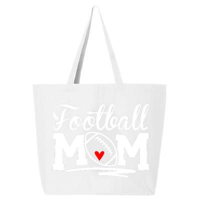 Proud Football Mom Supportive Mom Football Fun Mom 25L Jumbo Tote