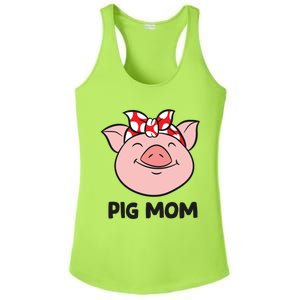 Pig Farmer Mom Love Pigs Pig Mom Cute Pig Lovers Gift Ladies PosiCharge Competitor Racerback Tank