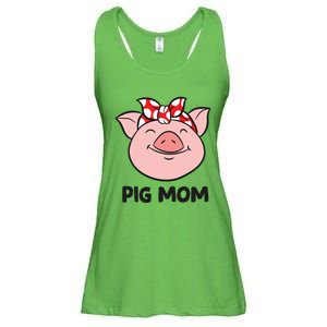 Pig Farmer Mom Love Pigs Pig Mom Cute Pig Lovers Gift Ladies Essential Flowy Tank