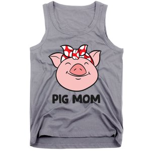 Pig Farmer Mom Love Pigs Pig Mom Cute Pig Lovers Gift Tank Top