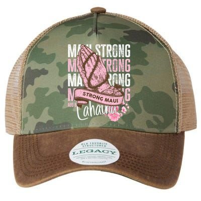 Pray For Maui Hawaii Strong Maui Lahaina Hawaiian Islands Legacy Tie Dye Trucker Hat