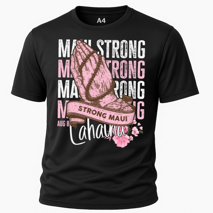 Pray For Maui Hawaii Strong Maui Lahaina Hawaiian Islands Cooling Performance Crew T-Shirt
