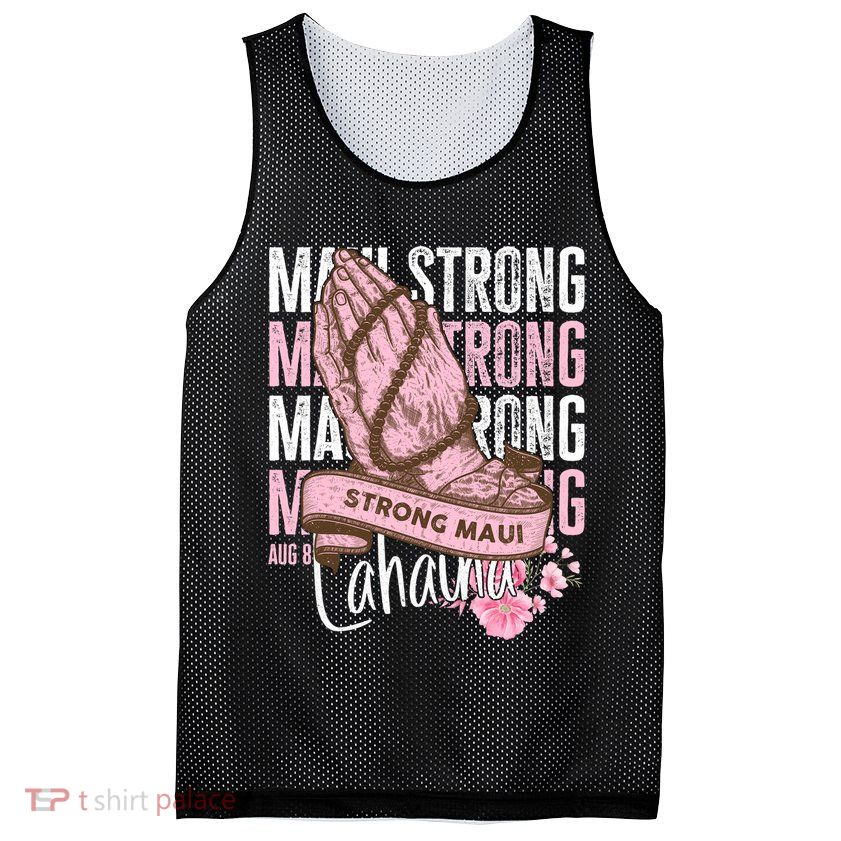 Pray For Maui Hawaii Strong Maui Lahaina Hawaiian Islands Mesh Reversible Basketball Jersey Tank