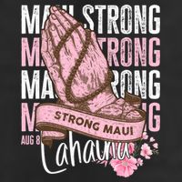 Pray For Maui Hawaii Strong Maui Lahaina Hawaiian Islands Golf Towel
