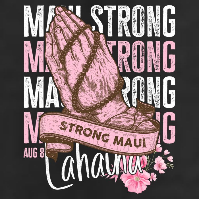 Pray For Maui Hawaii Strong Maui Lahaina Hawaiian Islands Golf Towel