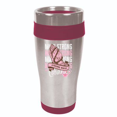 Pray For Maui Hawaii Strong Maui Lahaina Hawaiian Islands 16oz Travel Tumbler