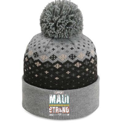 Pray For Maui Hawaii Strong The Baniff Cuffed Pom Beanie