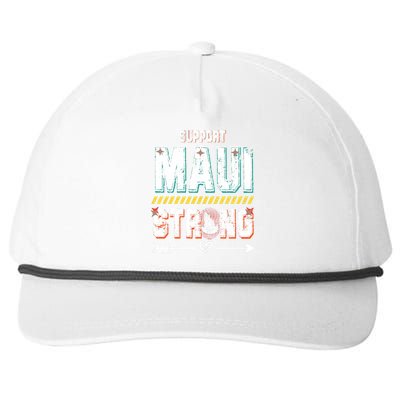 Pray For Maui Hawaii Strong Snapback Five-Panel Rope Hat