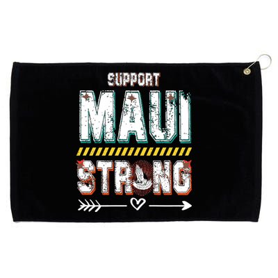 Pray For Maui Hawaii Strong Grommeted Golf Towel