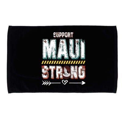 Pray For Maui Hawaii Strong Microfiber Hand Towel