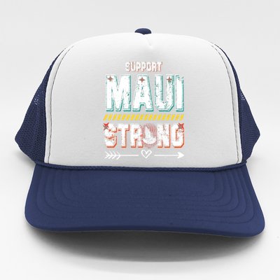 Pray For Maui Hawaii Strong Trucker Hat