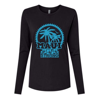 Pray For Maui Hawaii Strong Maui Womens Cotton Relaxed Long Sleeve T-Shirt