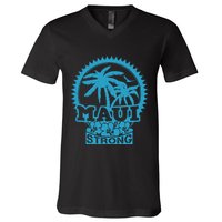 Pray For Maui Hawaii Strong Maui V-Neck T-Shirt