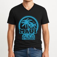 Pray For Maui Hawaii Strong Maui V-Neck T-Shirt