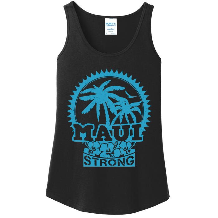 Pray For Maui Hawaii Strong Maui Ladies Essential Tank