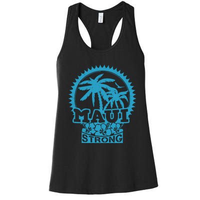 Pray For Maui Hawaii Strong Maui Women's Racerback Tank