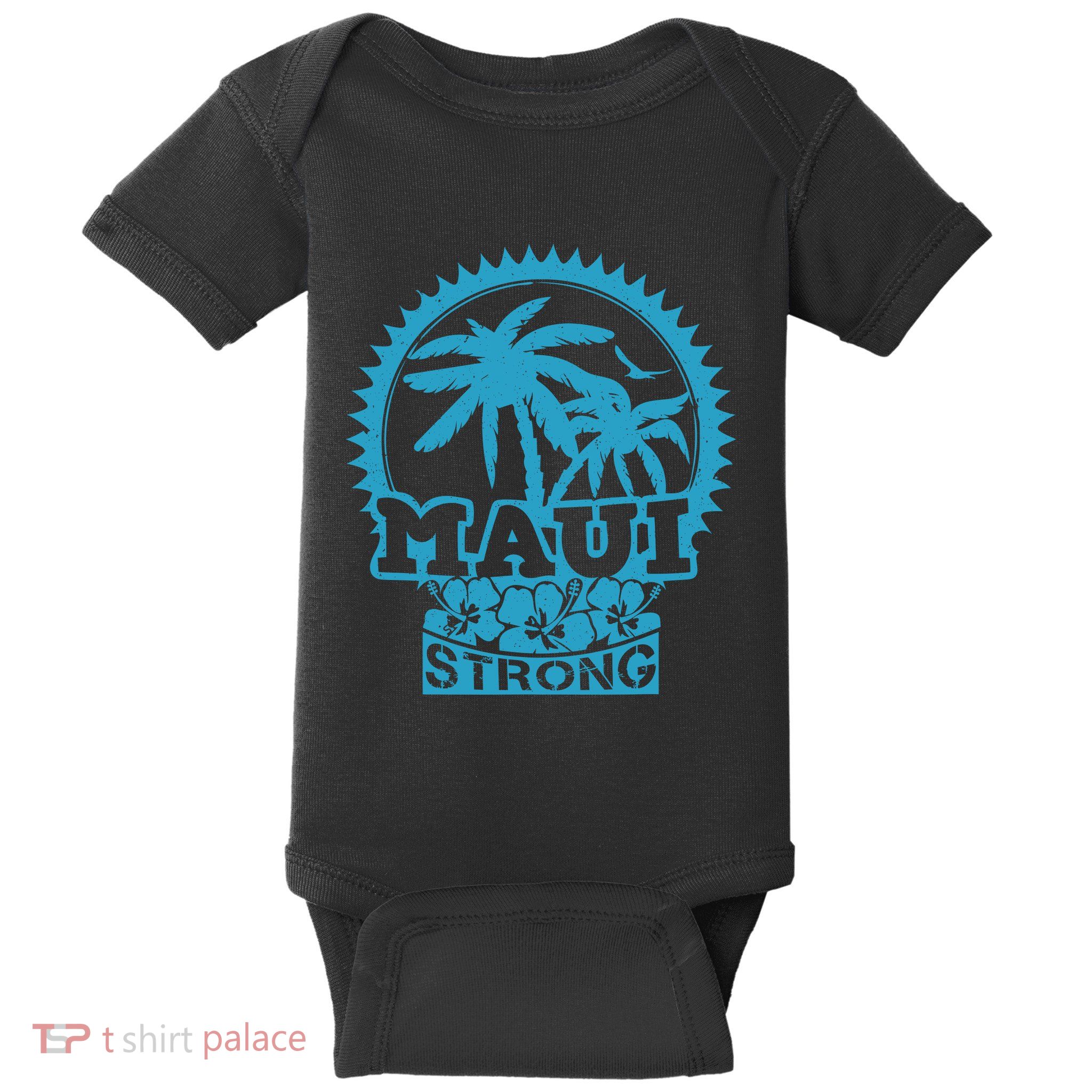 Pray For Maui Hawaii Strong Maui Baby Bodysuit