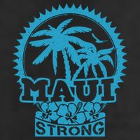 Pray For Maui Hawaii Strong Maui Golf Towel