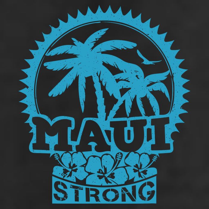 Pray For Maui Hawaii Strong Maui Golf Towel