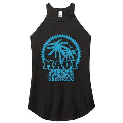 Pray For Maui Hawaii Strong Maui Women's Perfect Tri Rocker Tank