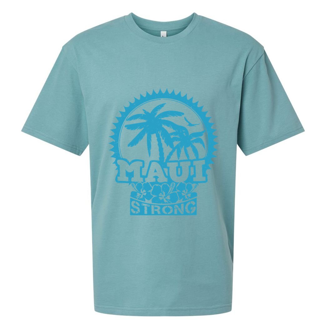Pray For Maui Hawaii Strong Maui Sueded Cloud Jersey T-Shirt