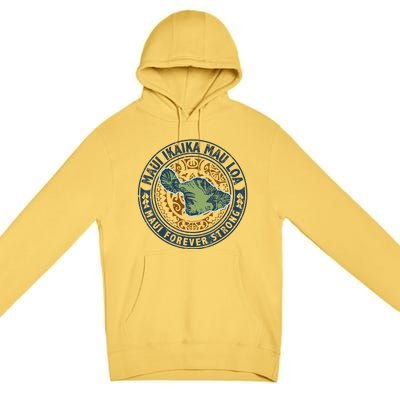 Pray For Maui Hawaii Strong Premium Pullover Hoodie