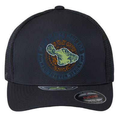 Pray For Maui Hawaii Strong Flexfit Unipanel Trucker Cap