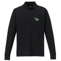 Pray For Maui Hawaii Strong Performance Long Sleeve Polo