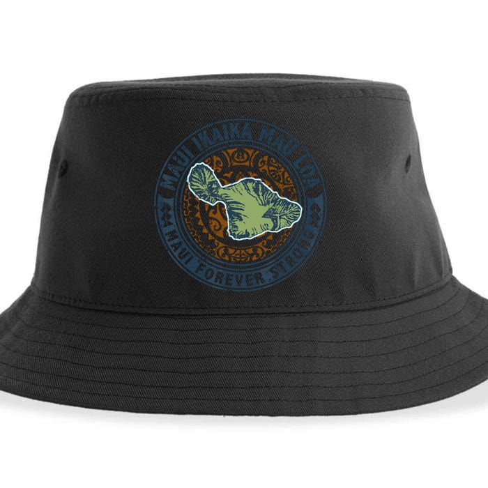 Pray For Maui Hawaii Strong Sustainable Bucket Hat