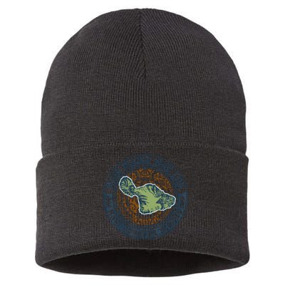 Pray For Maui Hawaii Strong Sustainable Knit Beanie