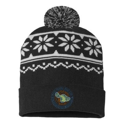 Pray For Maui Hawaii Strong USA-Made Snowflake Beanie