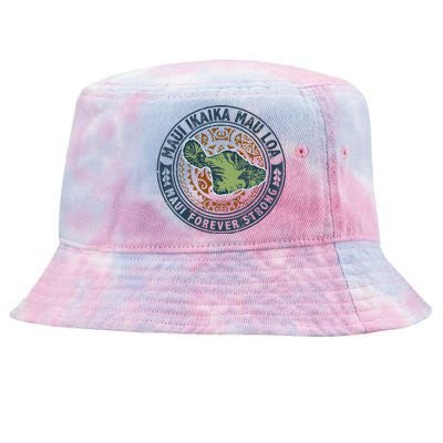 Pray For Maui Hawaii Strong Tie-Dyed Bucket Hat