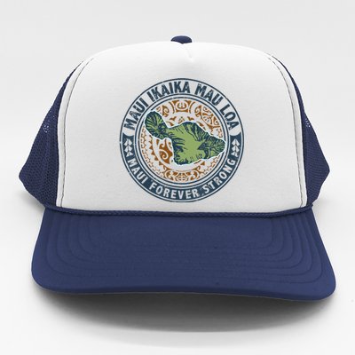 Pray For Maui Hawaii Strong Trucker Hat